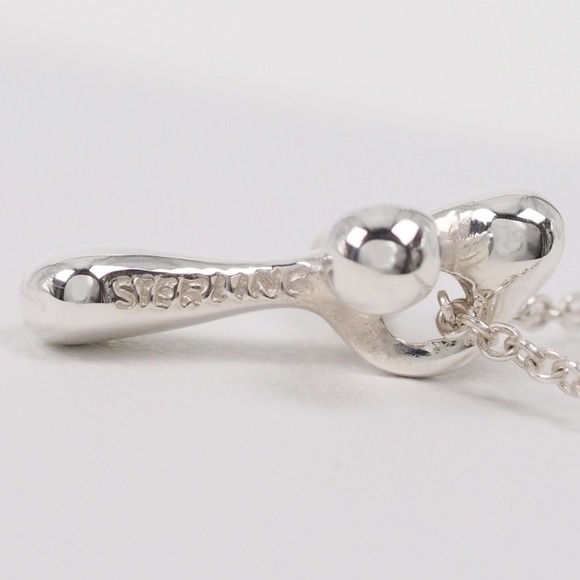 TIFFANY Small Cross Silver 925 Women's Necklace - Picture 9 of 9